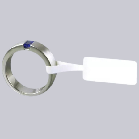 Rola Etichete Bijuterii, Flippy, 1000 et./rola, din Plastic, 90 x 30 mm, Alb [4]