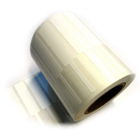 Rola Etichete Bijuterii, Flippy, 1000 et./rola, din Plastic, 90 x 30 mm, Alb [3]