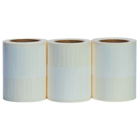 Rola Etichete Bijuterii, Flippy, 1000 et./rola, din Plastic, 90 x 30 mm, Alb [2]