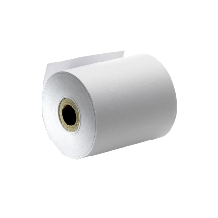 Articole si accesorii birou - Role de hartie TERMICA, Flippy, Set 5 bucati, Role de hartie pentru Casa de Marcat, POS, latime 80 mm, Lungime 48 metri, Diametru interior 25 mm, Diametru exterior 76 mm