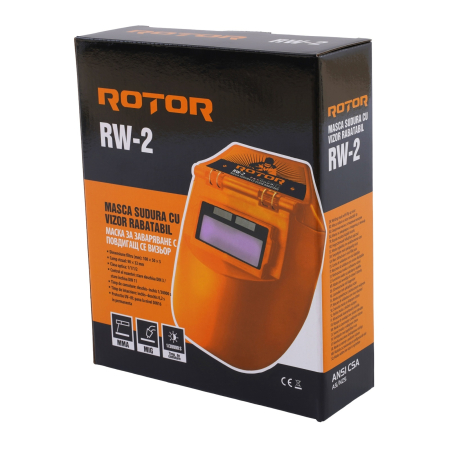 RW-2 Masca de sudura automata cu vizor rabatabil ROTOR [6]