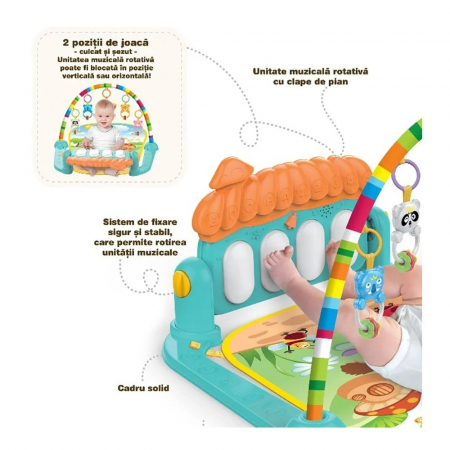 Salteluta muzicala Minibo, Noriel Bebe, cu sunete si zornaitori [3]