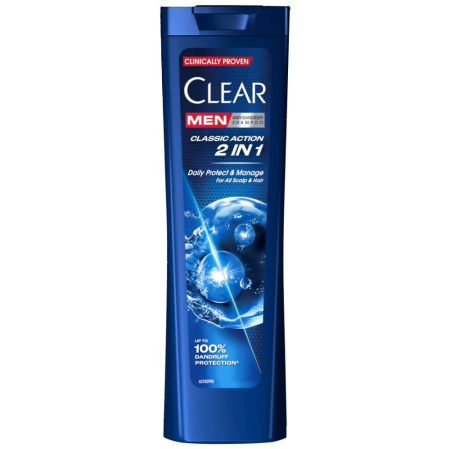 Sub 99 Lei - Sampon, Clear, 225 ml Men 2in1 Action