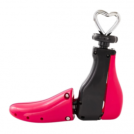 San/Calapod Pro Reglabil, Flippy, Alungire si Largire 4 Directii, Marime 40-47, Pantofi, Ghete, Adidasi, Arc, 22 x 21.5 x 7 cm, Roz / Negru [3]