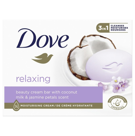 Sub 99 Lei - Sapun, Dove, Crema 90 g Relaxing Coconut Milk Jasmine