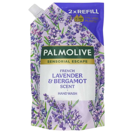 Sub 99 Lei - Sapun Lichid, Palmolive, Rezerva 500 ml Lavender Bergamot