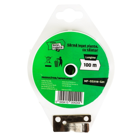Sarma legat plante Micul Fermier, lungime 100m, cu taietor [1]