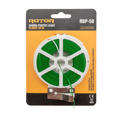 Sarma pentru legat plante 50 m ROTOR RBP-50, 50 m, Press to cut [1]