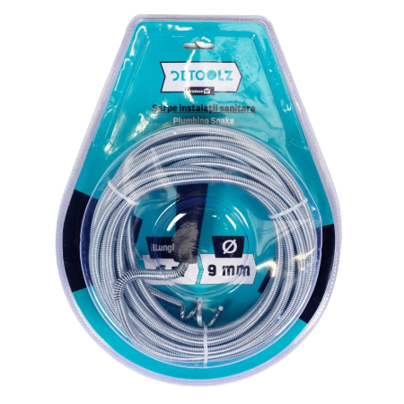 Scule si Unelte  - Sarpe instalatii sanitare, Detoolz, 5m 9mm