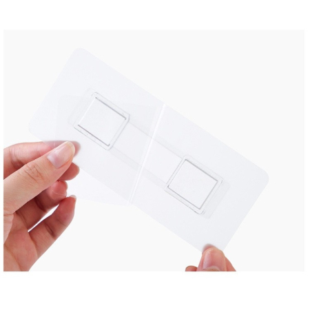 Savoniera Dubla, Flippy, de Perete, cu Compartiment de Scurgere, Montare prin Lipire, 26 x 8 x 4 cm, Gri/Alb [4]