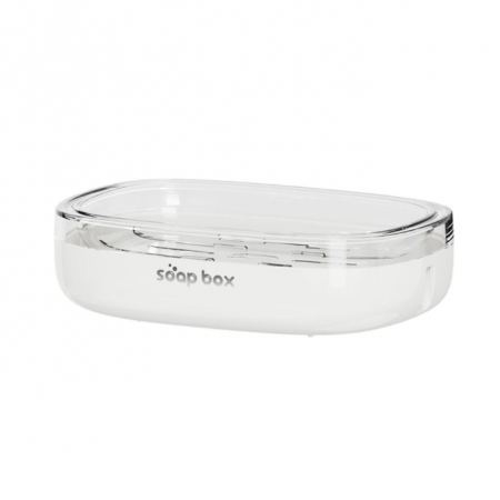 Articole si accesorii pentru baie - Savoniera, Flippy, Pentru Blat, PET, Scurgere Optima, Alb