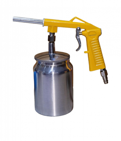 Compresoare si accesorii - SB-03 Pistol de sablare compresor rezervor metalic ROTOR