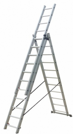 Scari - Lichidare Scara multifunctionala 3x11 din aluminiu ROTOR KME311