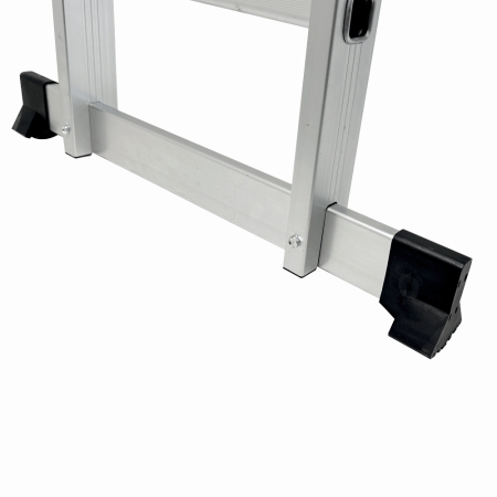 Scara multifunctionala din aluminiu cu balama MESTERINO TOOLS JL-201-4X4, 4.7 metri, 4x4 trepte, greutate maxima 150 kg [3]