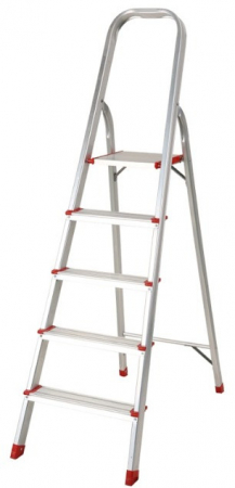 Pentru Casa si Camping - Scara pliabila cu 5 trepte din aluminiu ROTOR KMH0105