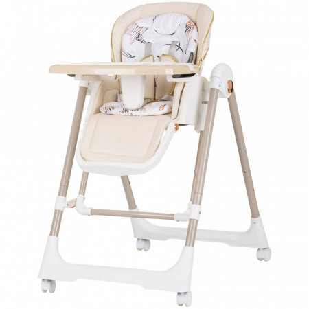 Jucarii, Copii & Bebe - Scaun de masa Chipolino Milk Shake 2 in 1 macadamia