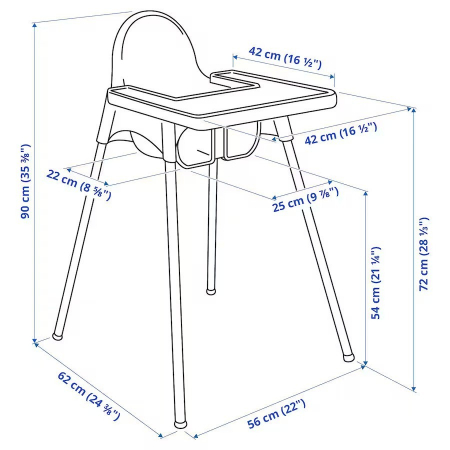 Scaun de masa telescopic pentru bebelusi si copii, Flippy, cu Suport picioare si Centura de siguranta, reglabil pe inaltime, Varsta 6-32 luni, Gri [2]