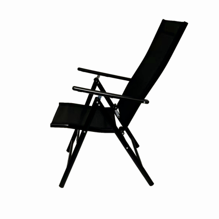 * LICHIDARE STOC * Scaun pliabil terasa/gradina KLUGMEISTER KJF252, 56 x 69 x 103 cm, culoare gri inchis - [2]