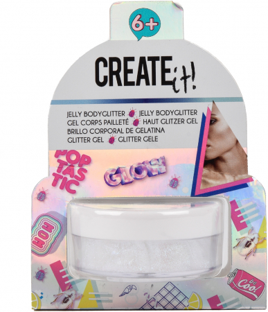 Jucarii, Copii & Bebe - Sclipici de corp Jelly pentru fetite Create It! Alb