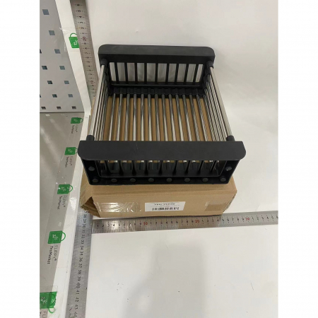 Suport Scurgere Extensibil pentru Bucatarie, Flippy, Uscator Vase din Otel Inoxidabil, Suport Tacamuri si Pahare, Suport pentru Fructe si Legume, 29 x 22 x 9.5 cm Negru [1]