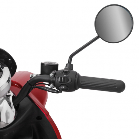 Scuter electric, 2000W, cu permis, Voltarom S2, autonomie pana la 60 km, visiniu [5]