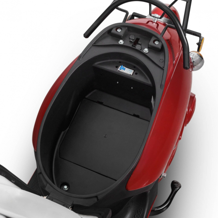 Scuter electric, 2000W, cu permis, Voltarom S2, autonomie pana la 60 km, visiniu [9]