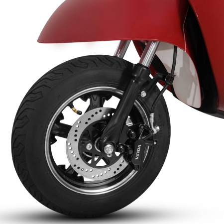 Scuter Electric, 2000W, Fara Permis, Voltarom S2, autonomie pana la 60 km, Visiniu [11]