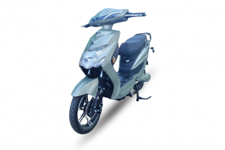 Scuter Electric (Bicicleta), Fara Permis, Cu Pedale Volta SX - 220 W, viteza maxima 25 km pe ora, Verde [1]