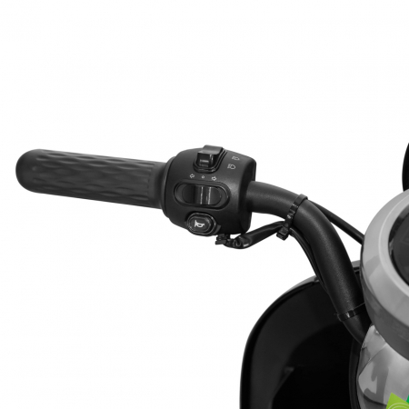 Scuter Electric, Voltarom S2, fara permis, 2000 W, autonomie pana la 60 km, Negru [10]