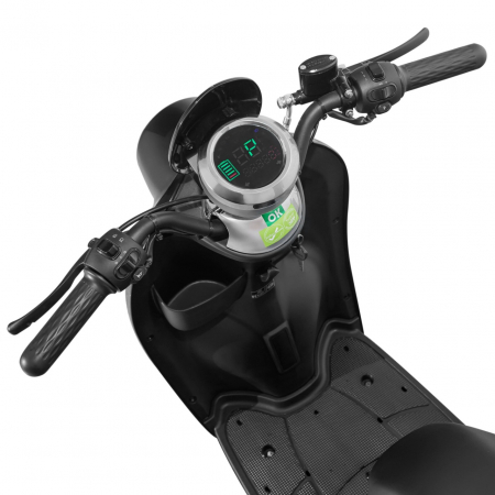 Scuter Electric, Voltarom S2, fara permis, 2000 W, autonomie pana la 60 km, Negru [6]