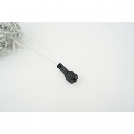 Sectiune Instalatie de Craciun Flippy® Tip Franjuri, 8 jocuri de lumini 5 m, 143 LED-uri, Interconectabila, Fir Transparent, Multicolor, Atentie! nu contine alimentator [5]