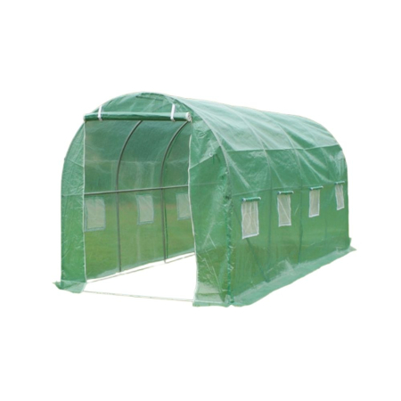 Gradina - Sera din polietilena pentru gradina 4 x 2 x 2 m MESTERINO TOOLS MTGH-066, 135 g/m2, structura tevi din otel galvanizat