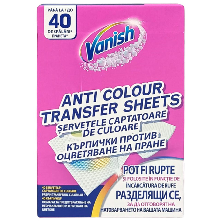 Sub 99 Lei - Servetele, Vanish, Captatoare Culoare 40 spalari