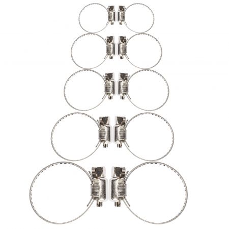 Consumabile si accesorii de legat - Set 10 Coliere Metalice Micul Fermier Ø8mm-27mm