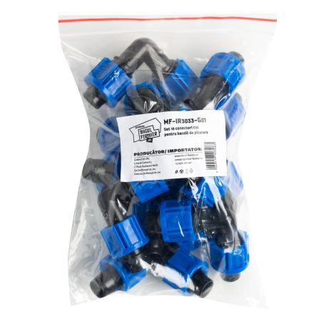 Gradina - Set 10 conector cot Micul Fermier, pentru banda de picurare