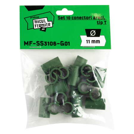  Araci - Set 10 conectori araci Micul Fermier tip T Ø11mm