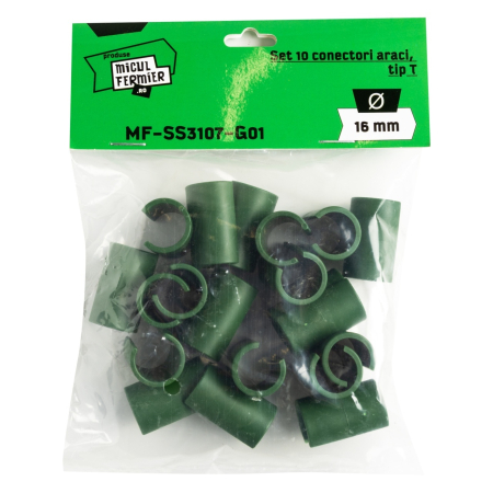  Araci - Set 10 conectori araci Micul Fermier tip T Ø16mm