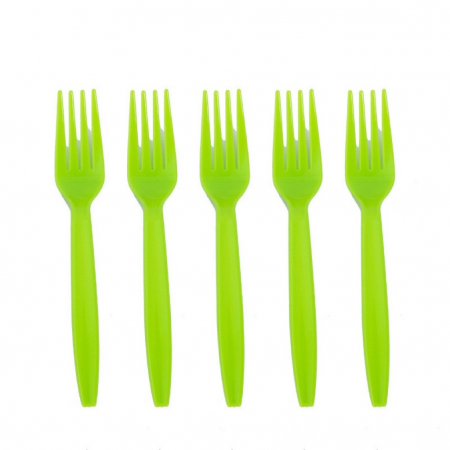 Articole petrecere - Set 10 Furculite de Unica Folosinta, Flippy, Colectia Dino Park, 15.5 x 2.5 cm, din Plastic PE, Multicolor