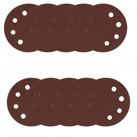 Set 10 hartie abraziva P80 8gauri 180mm [1]