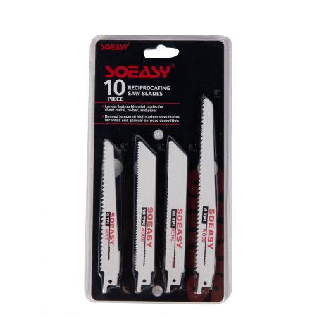 Consumabile fierastraie electrice pendulare - Set 10 lame pendular sabie lemn si metal