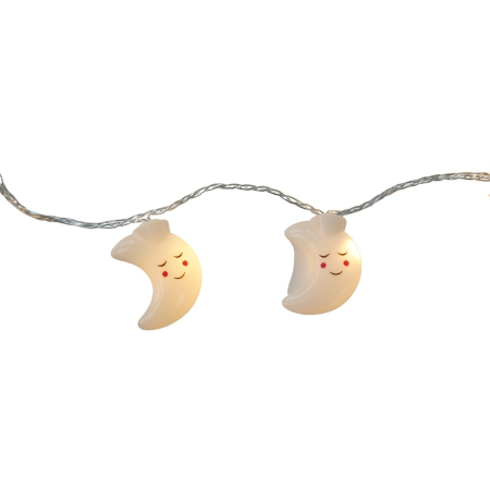 Set 10 Ornamente pentru Instalatie, Flippy, Atasare la Instalatia de Craciun, Design Festiv, Protectie Becuri Instalatie, Rezistente la Zapada, Interior/ Exterior, Model SemiLuna [2]