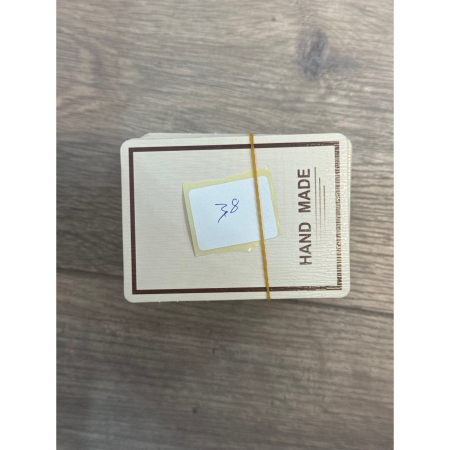 Ambalaje Martisor - Set 100 buc Cartonas Martisor Model Hand Made, Crem