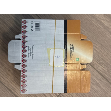 Ambalaje Martisor - Set 100 Bucati Ambalaj Martisor/Brosa Auriu cu Motive Populare