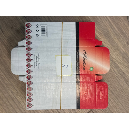 Ambalaje Martisor - Set 100 Bucati Ambalaj Martisor/Brosa Rosu cu Motive Populare