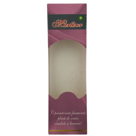 Set 100 Bucati Ambalaje de Carton pentru Martisoare, Flippy, Cutii Brosa, Model Primavara, Mov [2]