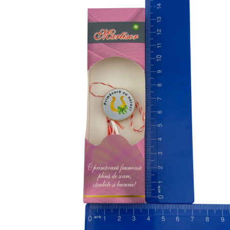 Set 100 Bucati Ambalaje de Carton pentru Martisoare, Flippy, Cutii Brosa, Model Primavara, Mov [1]