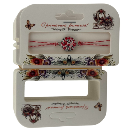 Set 100 Bucati Ambalaje de Carton pentru Martisor, Flippy, Cutii Bratara, Model Caleasca [3]