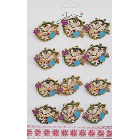 Sub 99 Lei - Set 12 Brose Flippy Martisor Castelul din Povesti