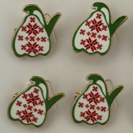 Set 12 Brose Martisor pentru Copii, Jolie, Model Ghiocel cu Motiv Traditional, Multicolor [2]