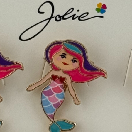 Set 12 Brose Martisor pentru Copii, Jolie, Model Sirena, Multicolor [1]